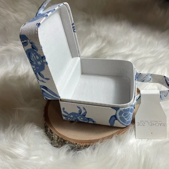 Rachel Zoe Travel Jewelry Cosmetic Coastal Theme Case - Picture 6 of 8